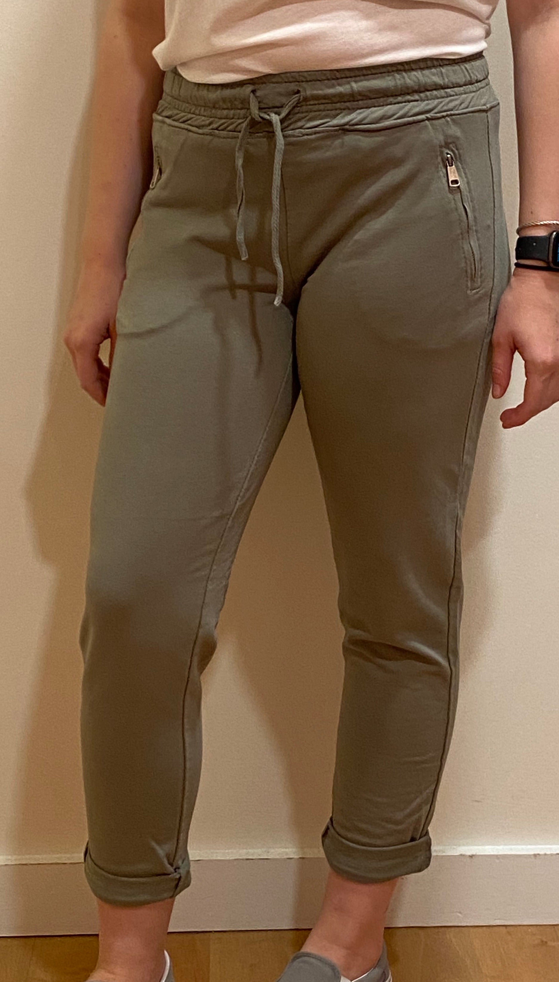 Zippered Joggers